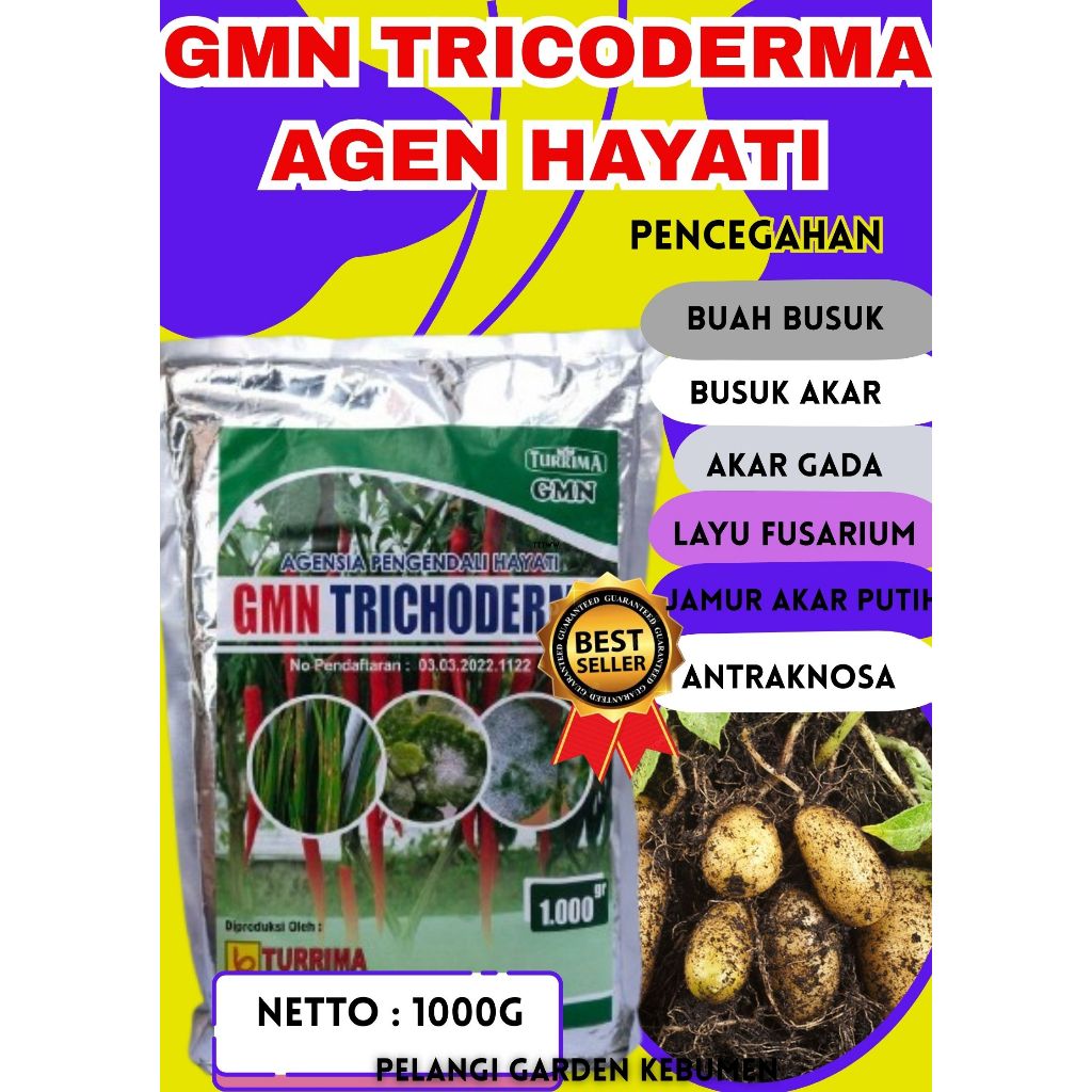 ANTI LAYU  Trichoderma Fungisida, Trichoderma Fungus Isi 1kg