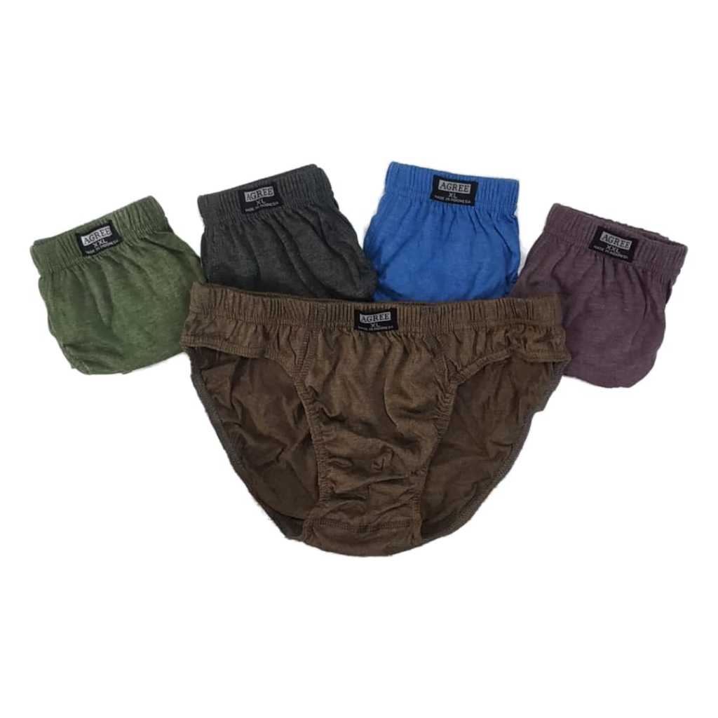 [ 3 PCS ] CD Agree 8889 | Celana Dalam Cowok Dewasa Agree Maxi | Agree 8889