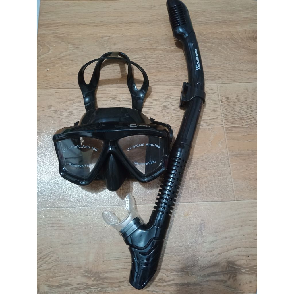 Kacamata Selam Snorkeling Set Mask Diving Snorkeling(Karet Lembut)