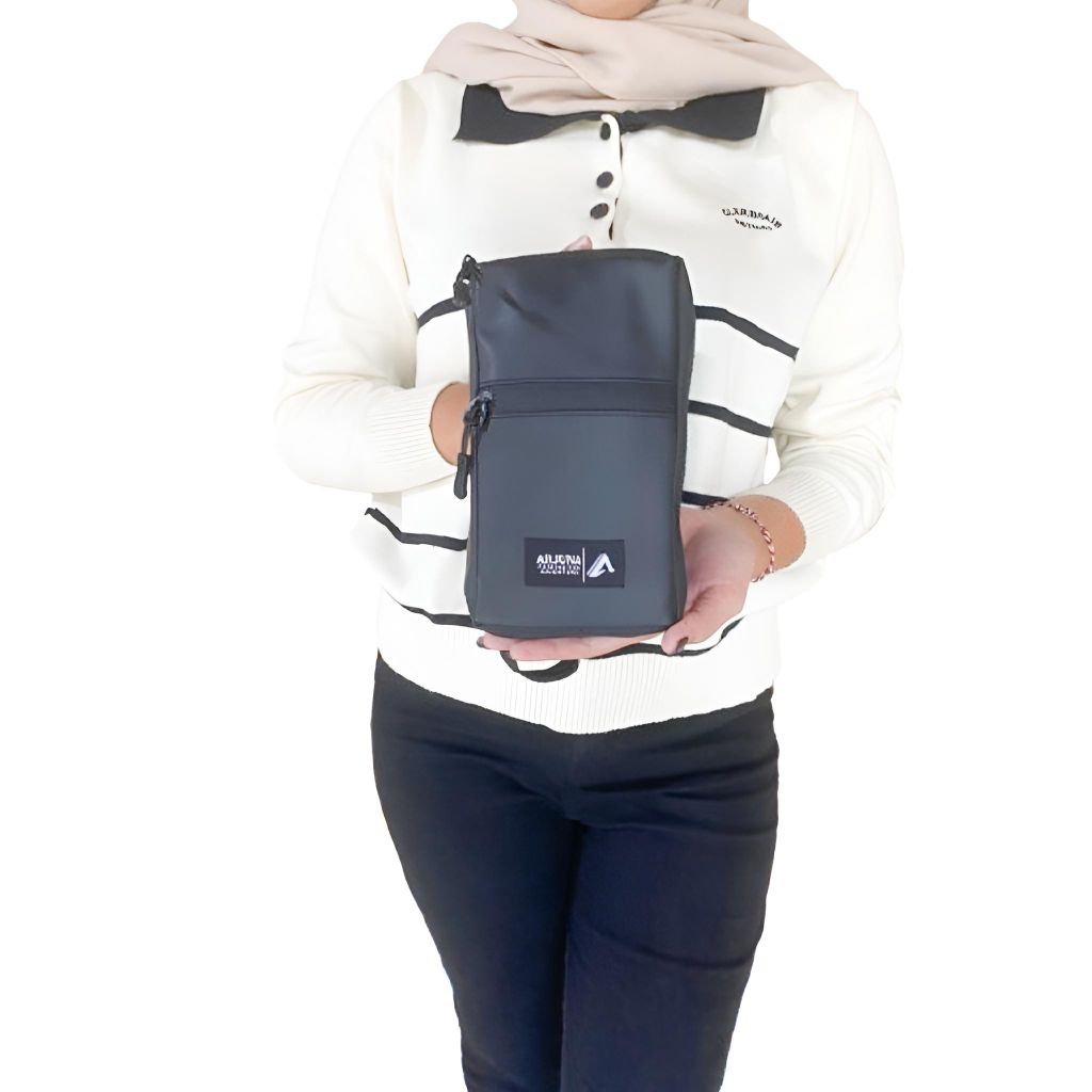 Tas Distro Pouch Tas Gajet Gajet Tas Kecil Sling Bag Tas peria Tas HP tred waterproof Anti Air