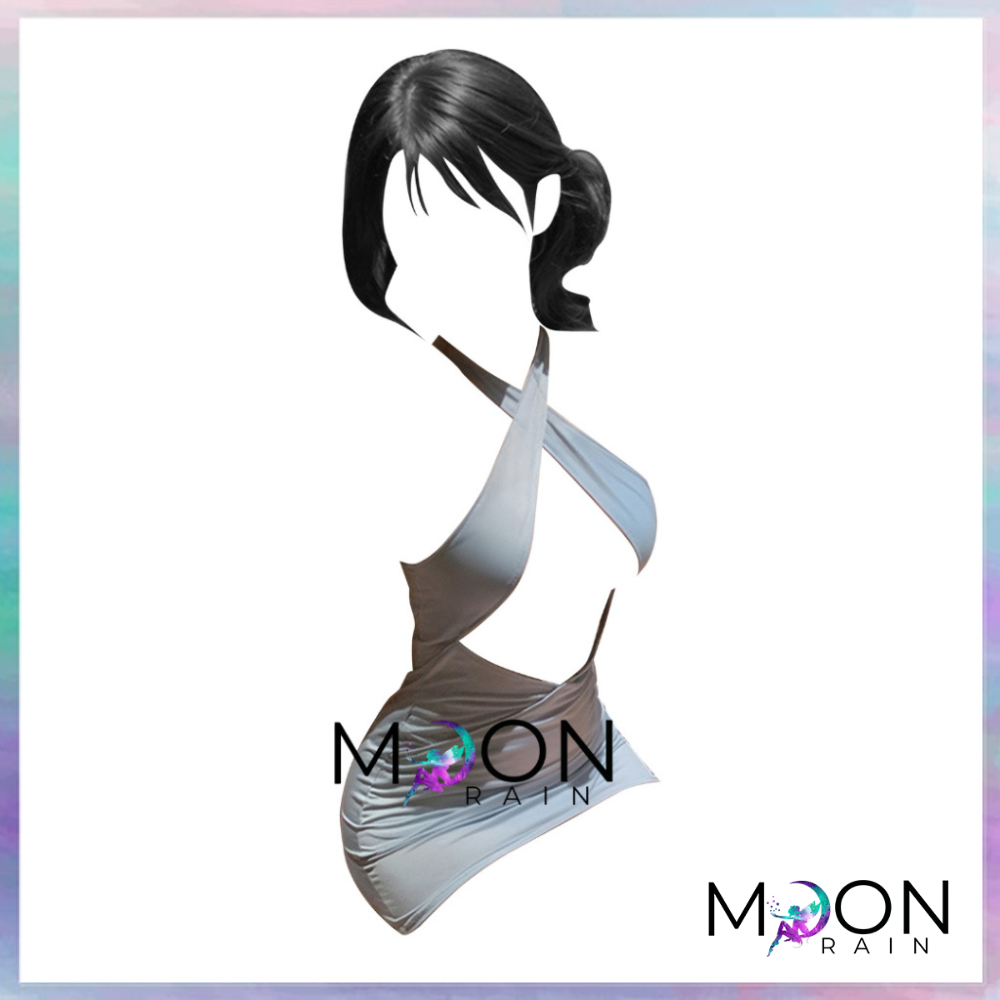 Baju Mini Dress Lingerie Baby Doll Sexy Press Badan Body Fit Gaun Malam Wanita Dewasa Tali Silang Ik