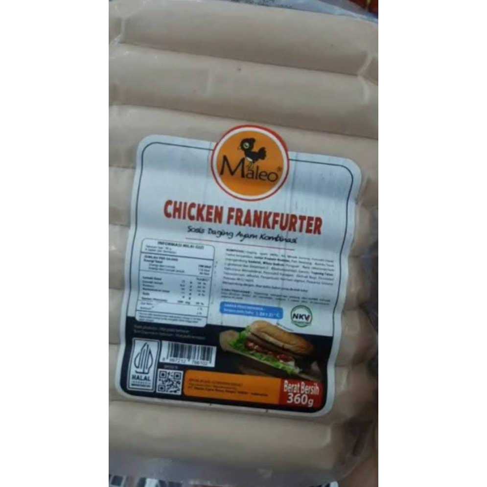 

Sosis Maleo Chicken Frankfurter 360gr