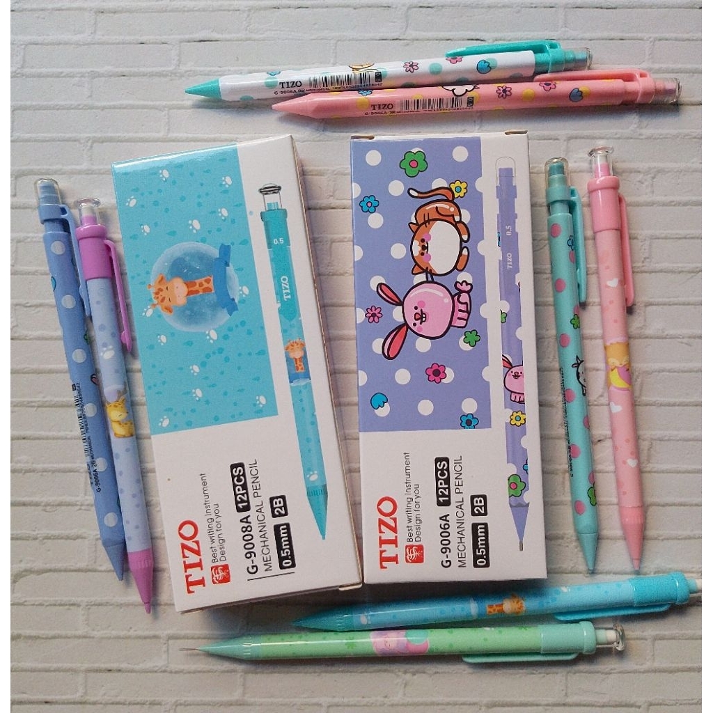 

(12 PC) MECHANICAL PENSIL 2B TIZO 0,5 MM G- 9006A