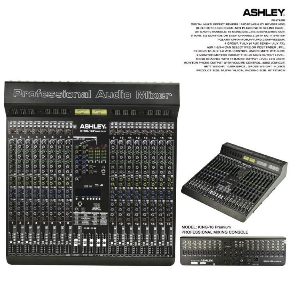 MIXER ASHLEY KING 16 PREMIUM KING16 PREMIUM KING16 PREMIUM ORIGINAL
