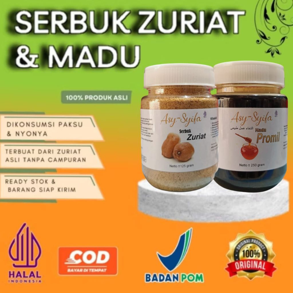 

COD TERLARIS SERBUK ZURIAT & MADU PROMIL