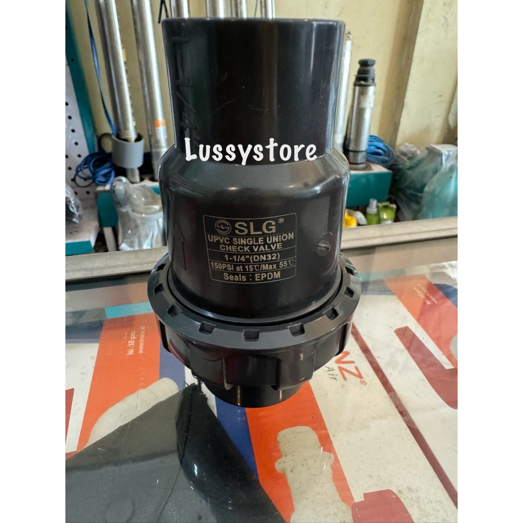 Single Union Check Valve 1 1/4 in UPVC SLG JIS / Single Watermur SLG 1 inch