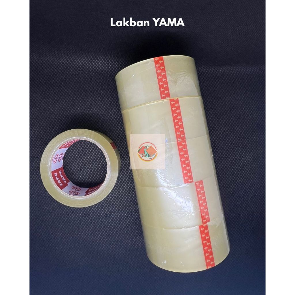 

Lakban / Isolasi / Selotip OPP yama 2 Inch 80 Yard Bening & Coklat Solasiban 48mm 2inchi