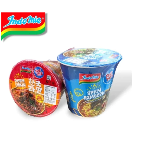 

Indomie Pop Mie Korean Spicy Ramyeon dan Fiery Chikin 71gr