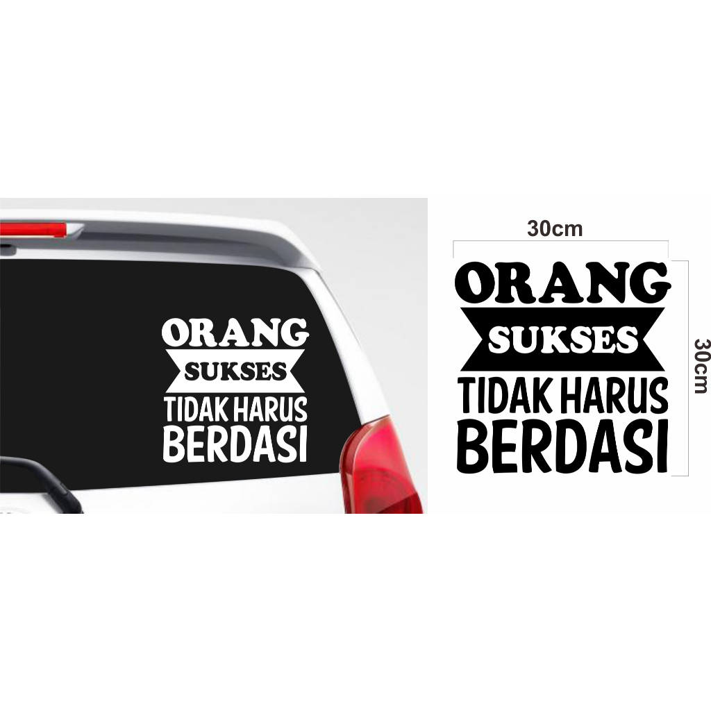 Stiker cutting tulisan kaca mobil, sticker tulisan lucu