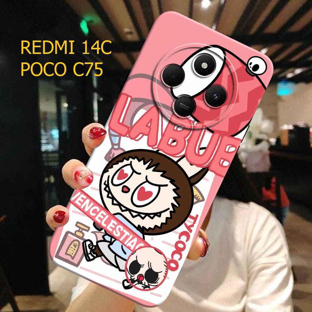 Liquid Case Silicon For Redmi 14C Poco C75 - Casing Hp For Poco C75 Redmi 14C - Case Hp - MF47