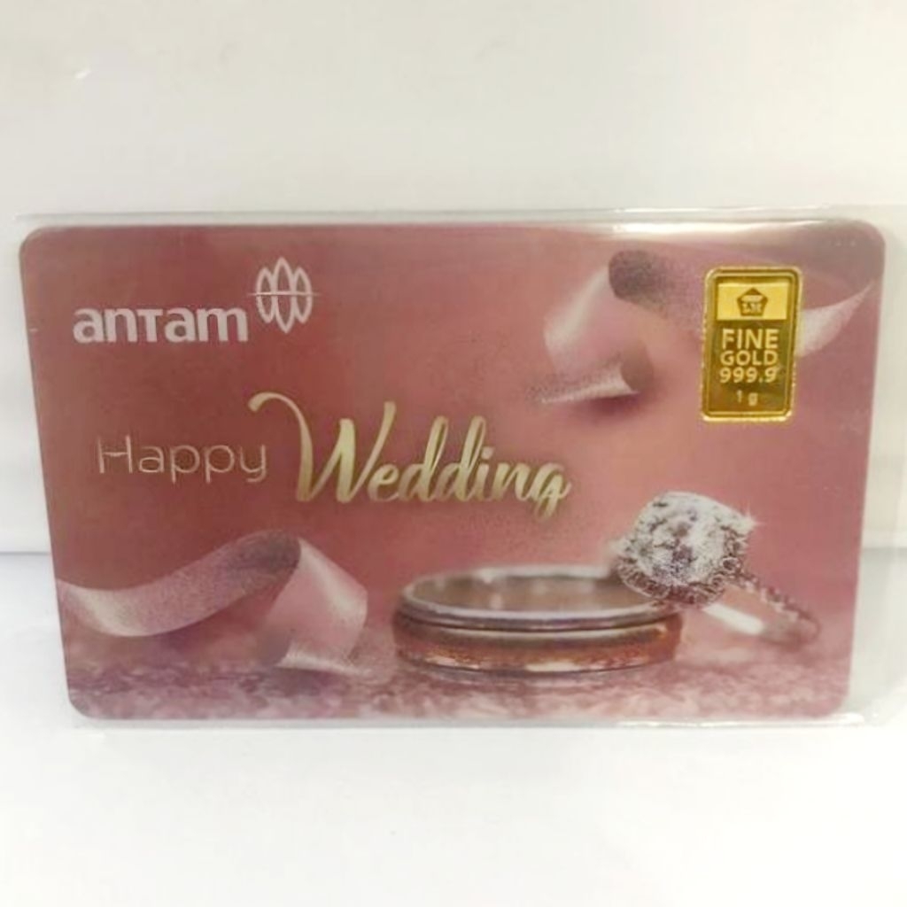KADO PERNIKAHAN SIMPEL MEWAH PALING BERKESAN JAKARTA BUKA 24 JAM AANTAM 1 GRAM ASLI ORIGINAL UCAPAN 