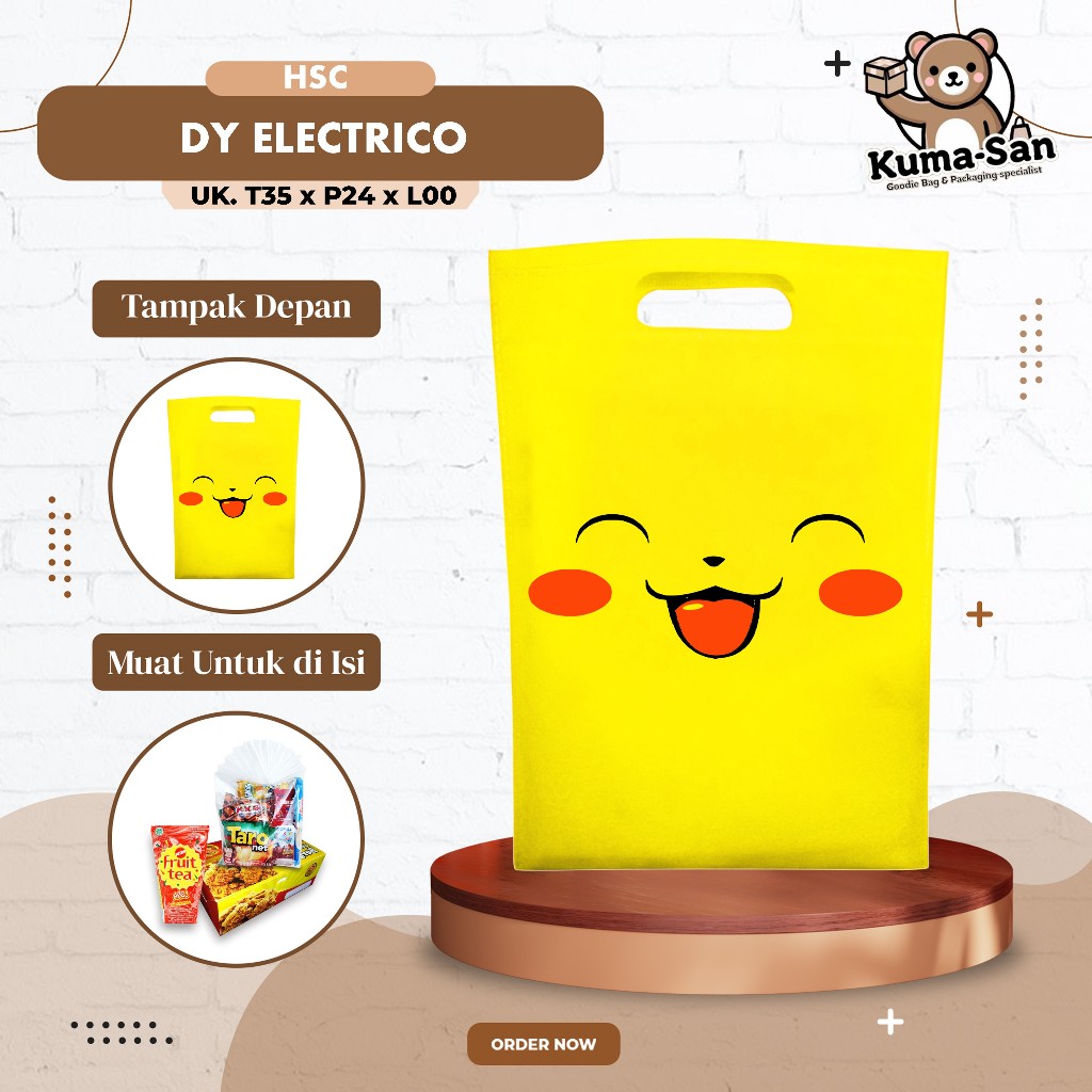 

Tas Goodie Bag Birthday Tas Birthday Tas bingkisan snack Ultah Anak Tas Spunbond Birthday Anak 35x24