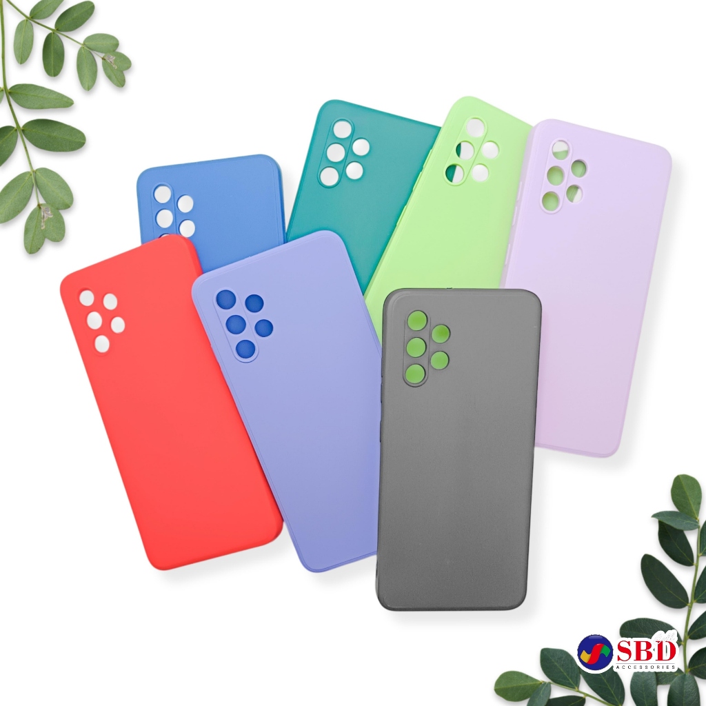 Softcase Vogue Untuk Samsung A32 4G Silicon Case Warna Casing Bahan Lembut dalam Bludru Soft Case An