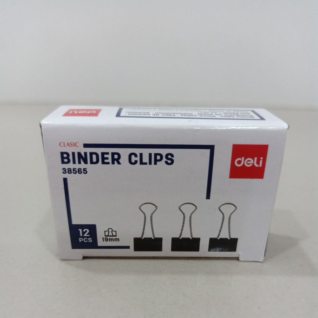 

Deli Clasic Binder Clips Isi 12pc