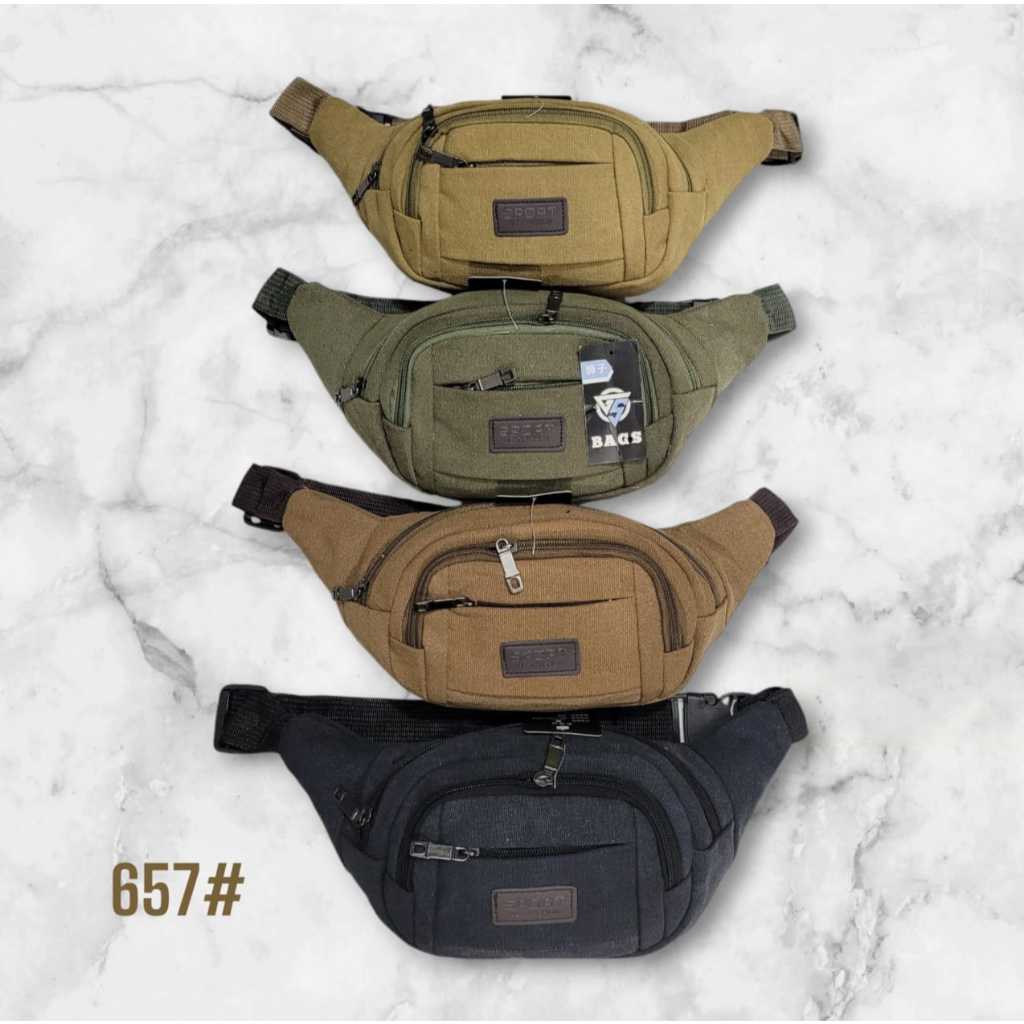 NEW ARRIVAL TAS WAITSBAG KANVAS IMPORT- TAS SELEMPANG BAHU PRIA DAN WANITA/ TAS PINGGANG