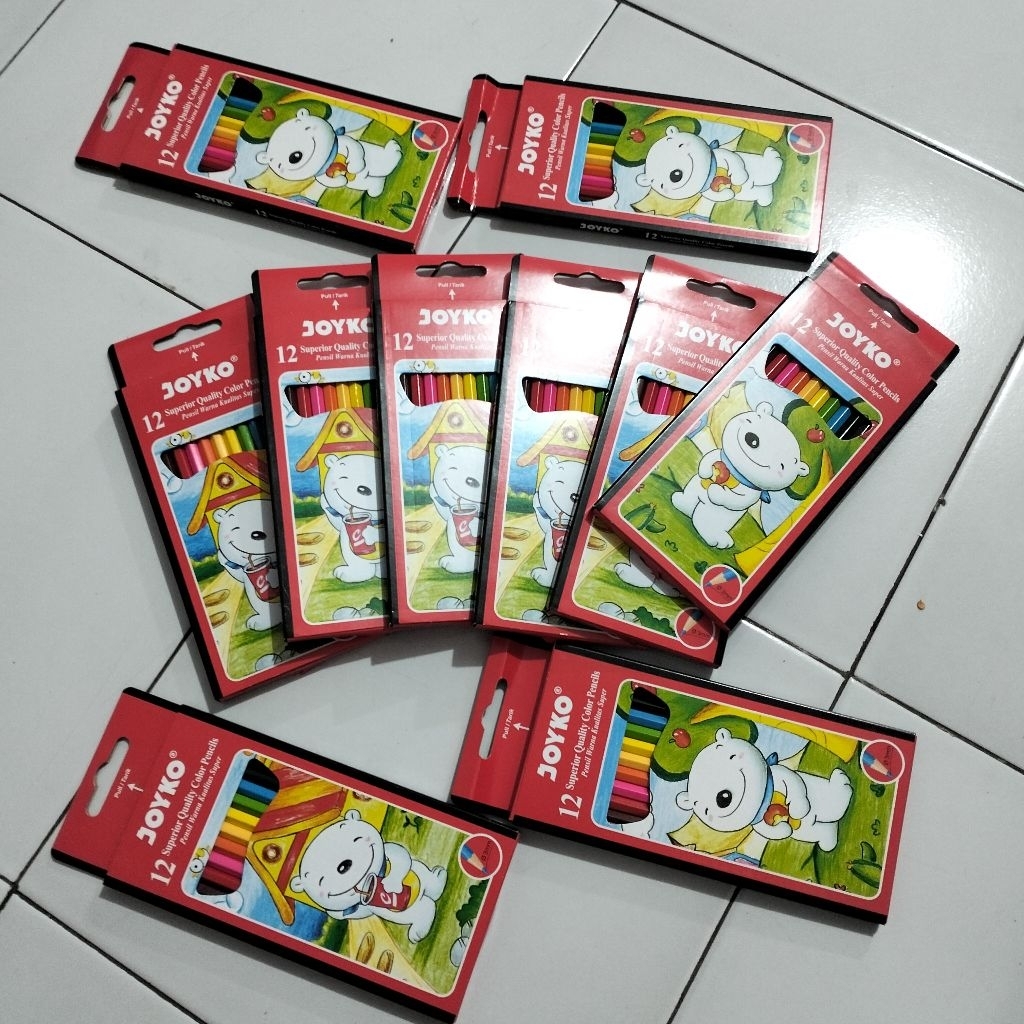 

Pensil warna JOYKO 12 WARNA / Pensil warna murah meriah/ pensil warna PROMO