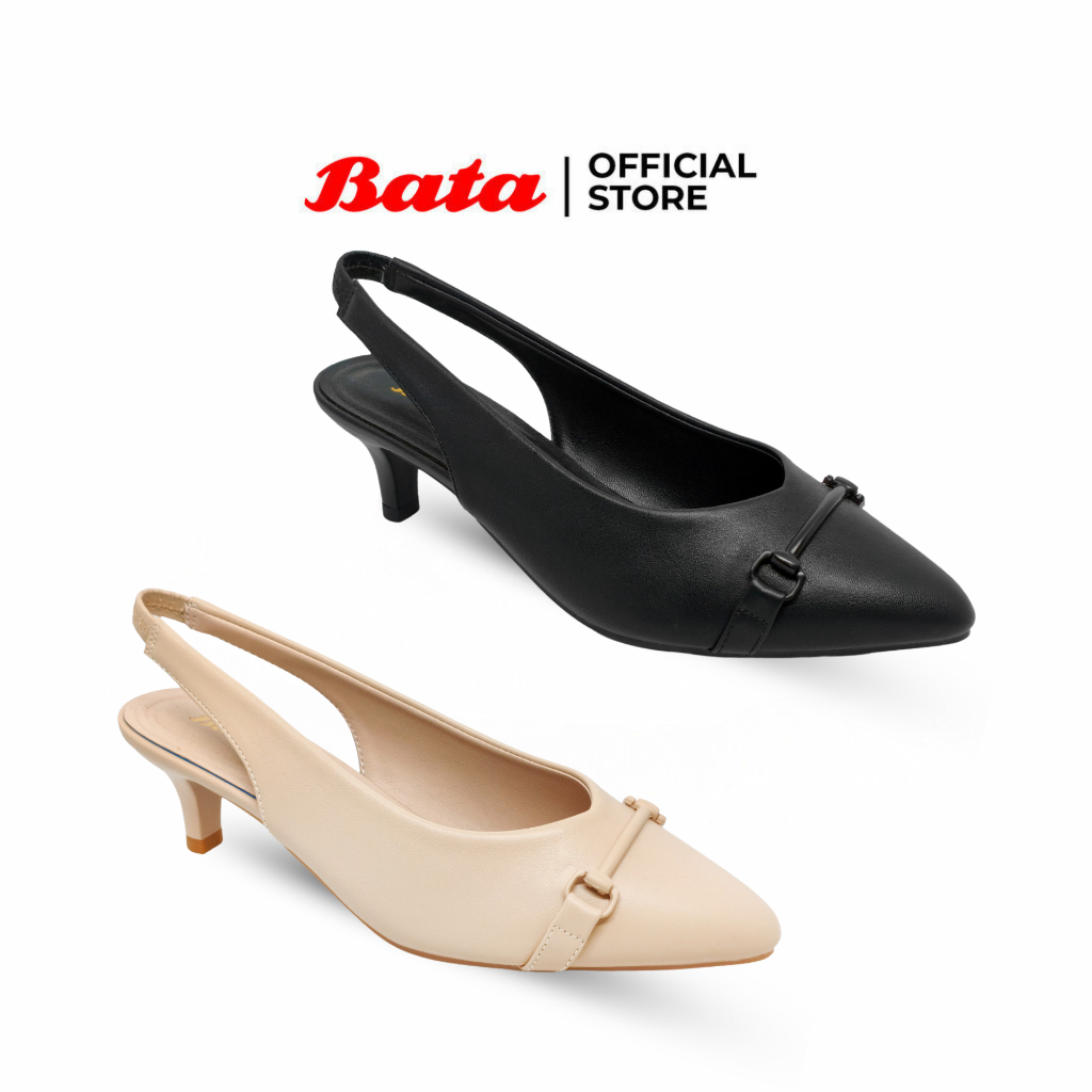 BATA - PRIMA "Extra Cushioning" Sandal Heels Slingback Wanita