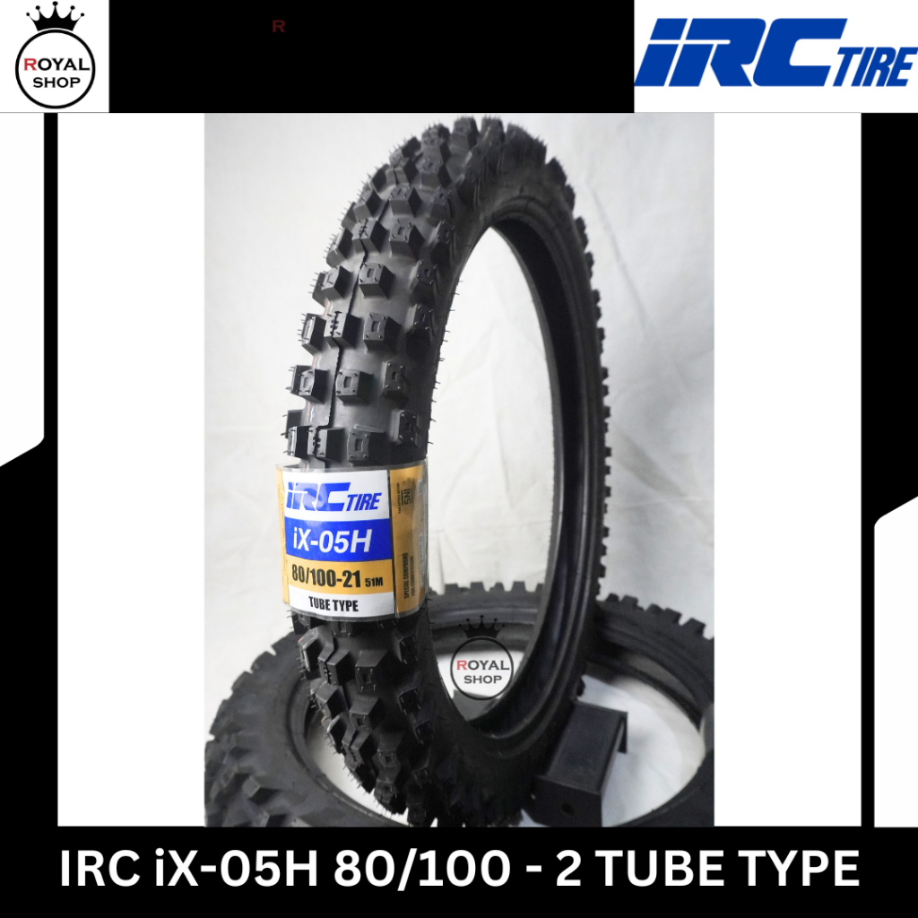 BAN TRAIL DEPAN BELAKANG IRC 80/100-21 & 100/100-18 - IRC iX-05H Ring 21 IRC iX-09W Ring 18