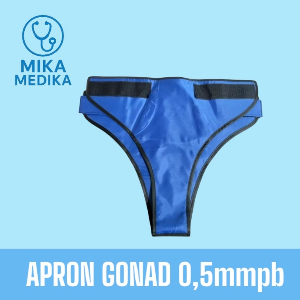 Apron Radiologi Gonad 0,5mmpb / Apron Radiologi Pelindung Bagian Bawah 0,5mmpb