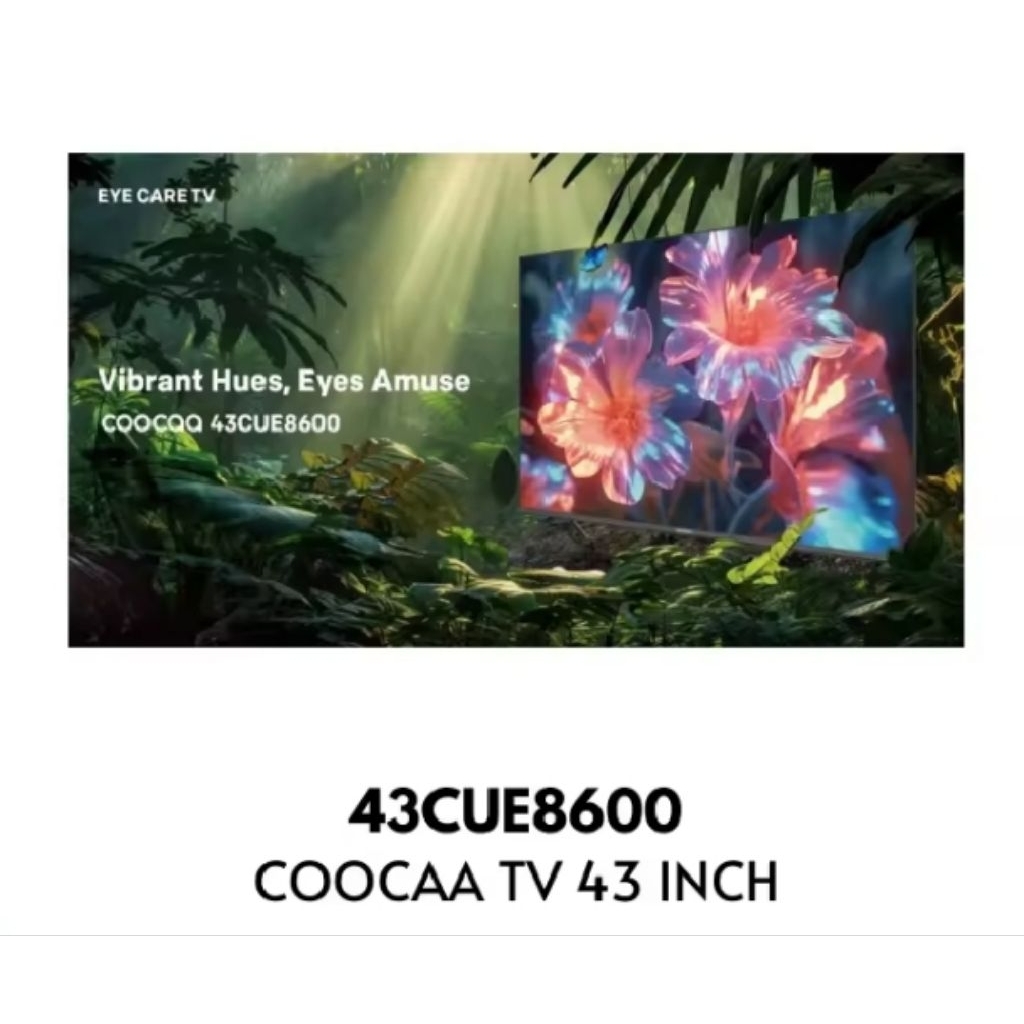 Coocaa 43 Inch Smart Google LED TV 4K UHD 43CUE8600