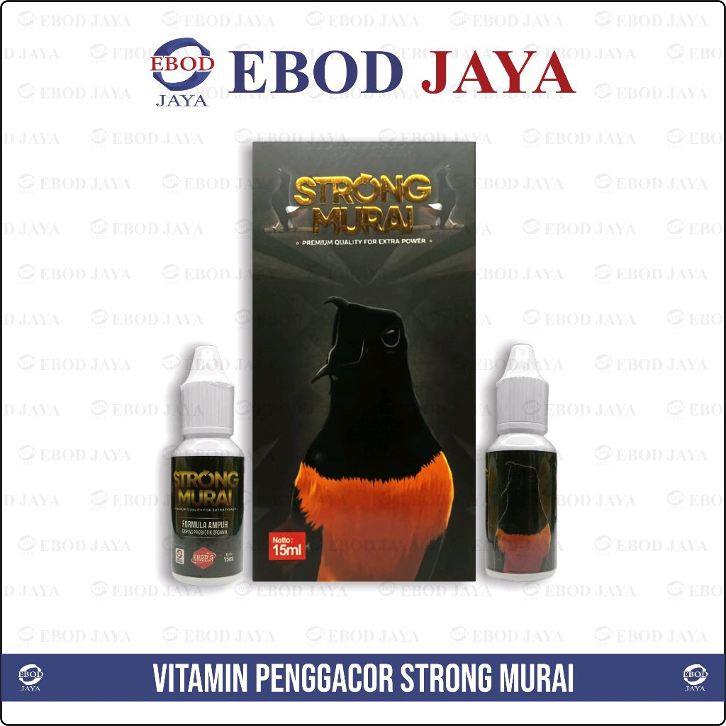 Ebod Jaya Vitamin Penggacor Strong Murai per botol