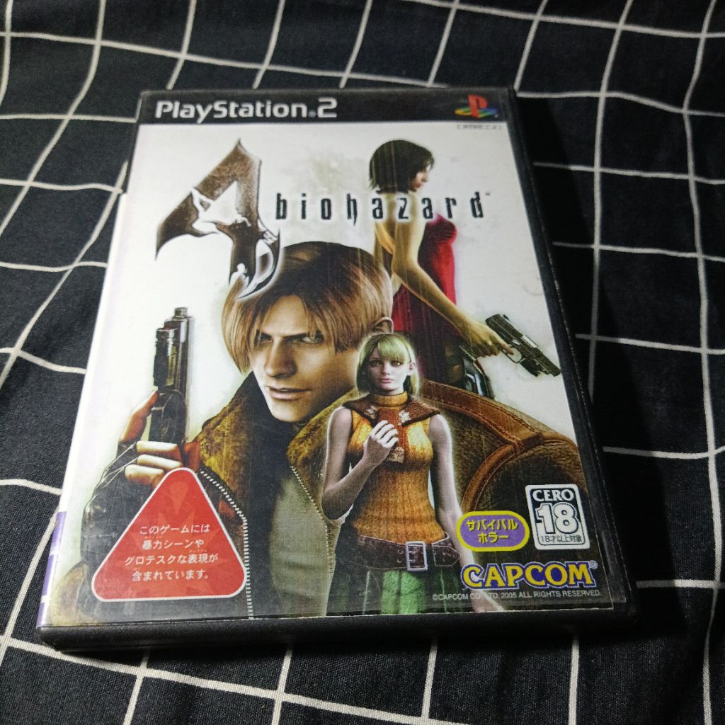 Kaset PS2 ORI original Resident Evil 4 Biohazard 4 NTSC J