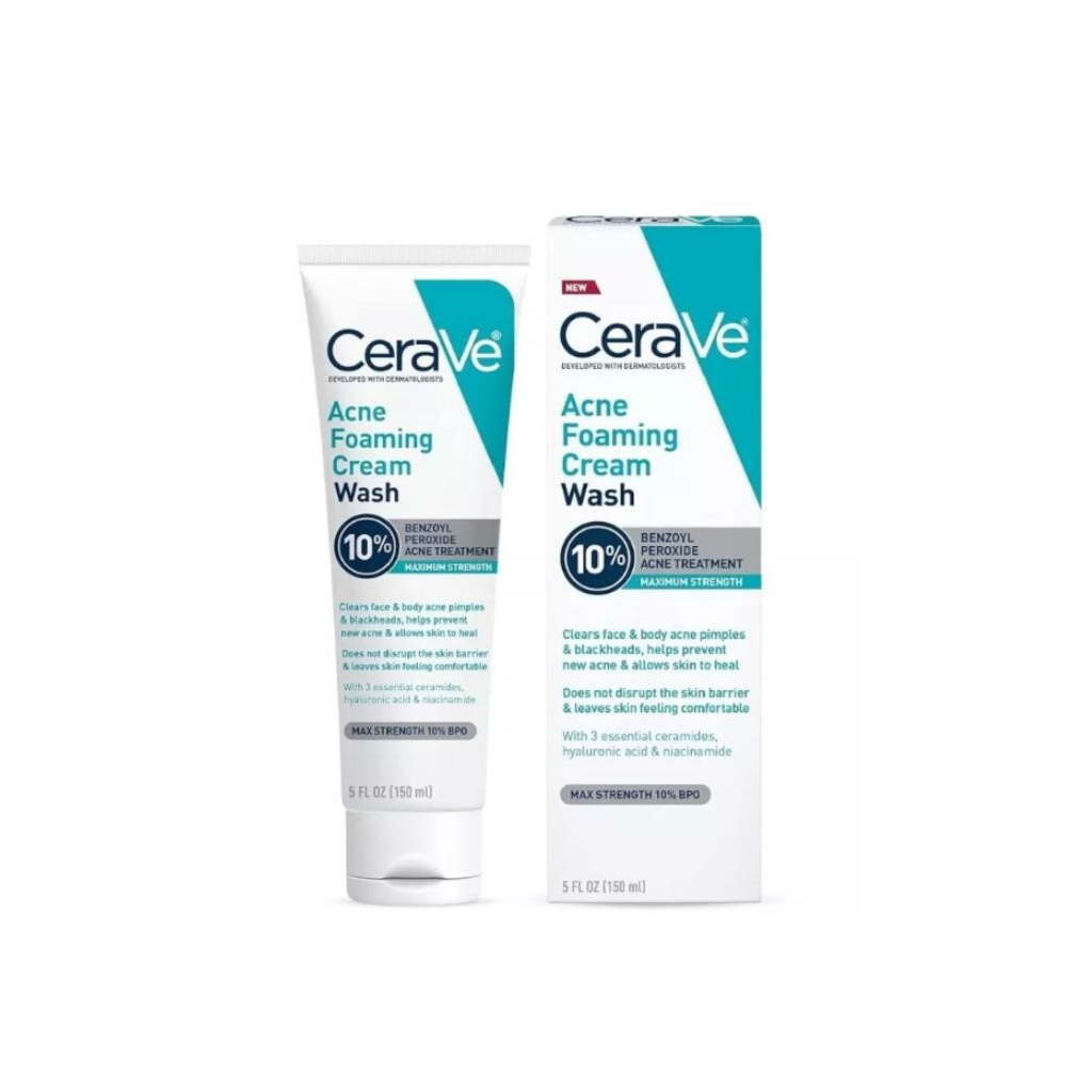 cerave acne foaming cream wash 10% 150.ml