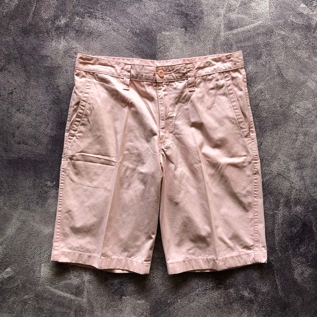 Chino Short Pants UN*QQ*LO Second Size 33,Celana pendek chinos pink second short pants second