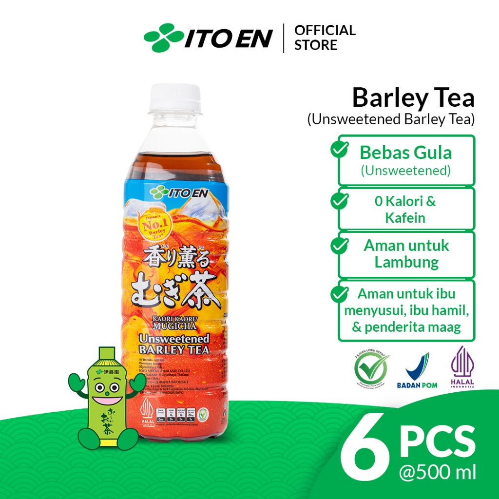 

ITO EN Barley Tea No Sugar 500ml isi 6 pcs