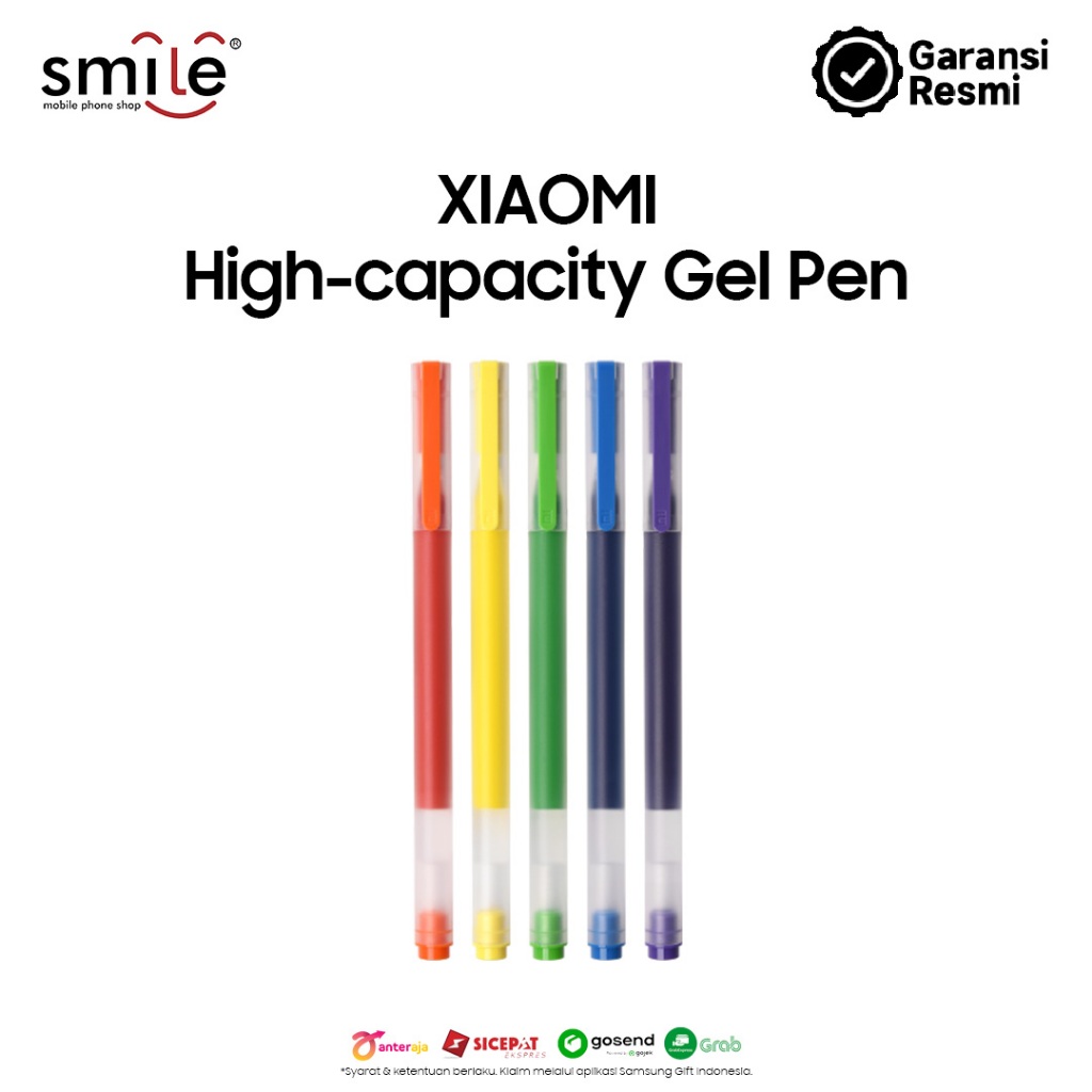 

Xiaomi High Capacity Pen | Lebih awet | Tinta tahan air dan tanpa noda | Menulis lebih halus - GARANSI RESMI