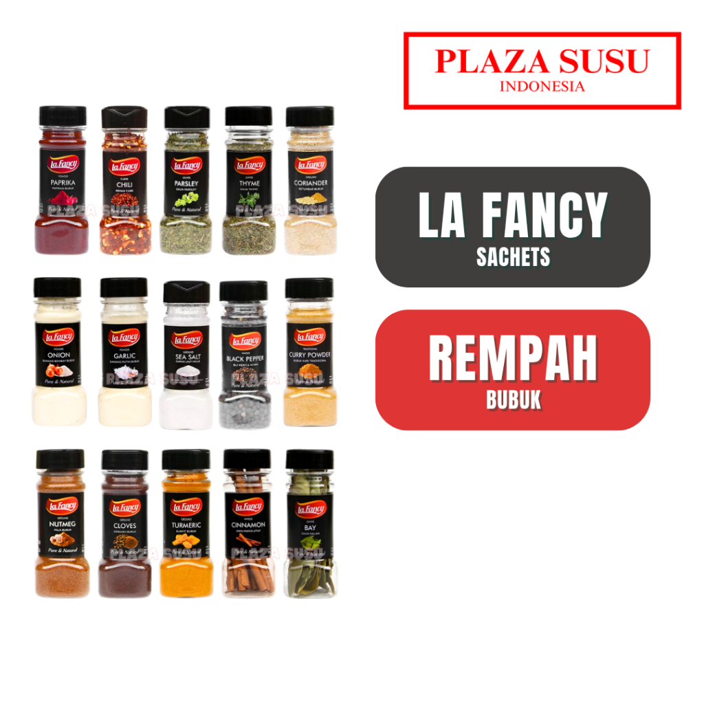 

BUMBU LA FANCY REMPAH-REMPAH HERBS SEASONING BOTOL SPICES LAFANCY