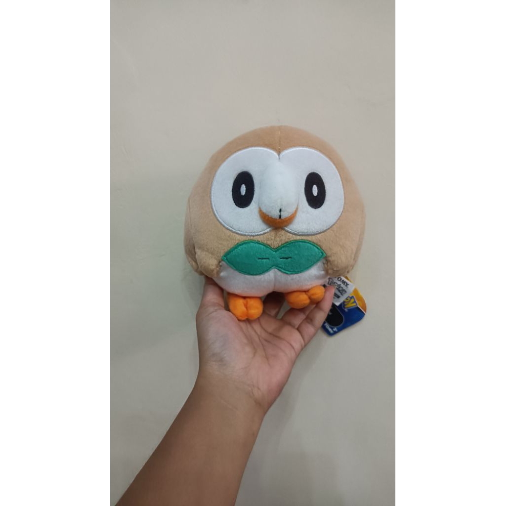 Boneka Pokemon Rowlet Ori Tomy