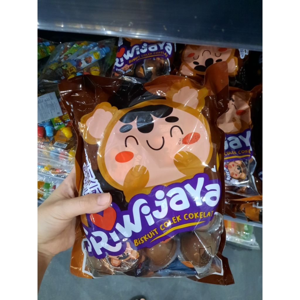

(7×26pcs) Sriwijaya Biskuit Colek Cokelat