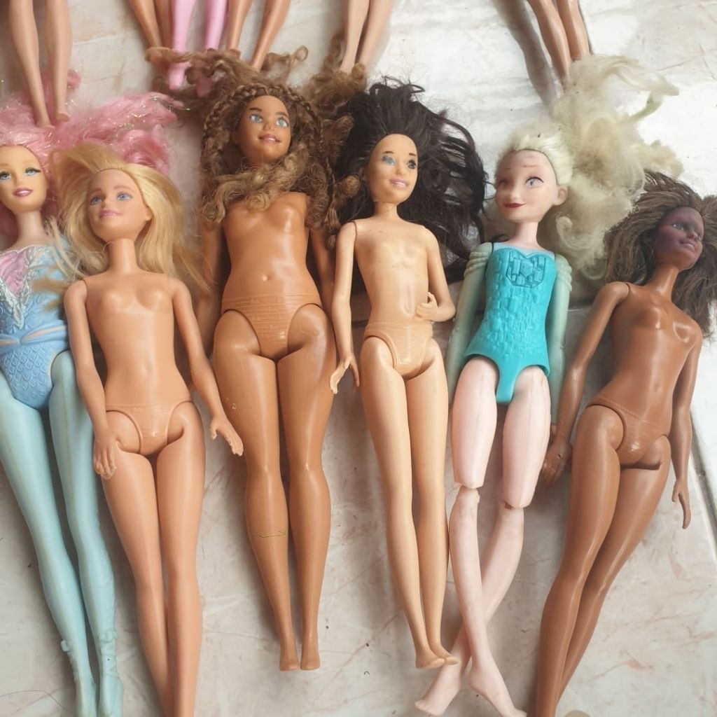 barbie mattel junk bahan 15pcs