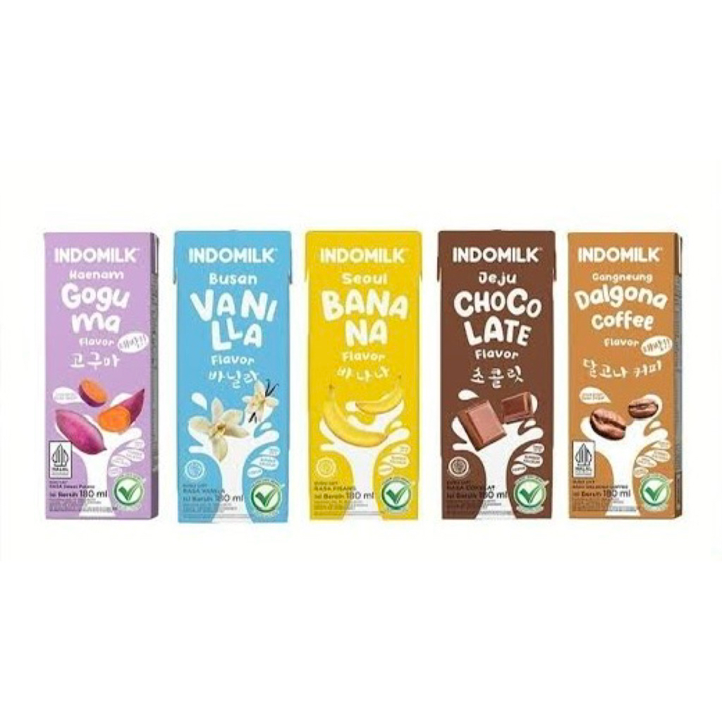 

Indomilk UHT Korean Edition 6x180ml
