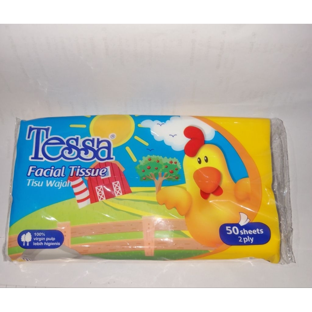 Tissue wajah Tessa (50 sheet /2 ply) / Tessa facial Tissu/Tissue Tessa 50 lembar /Tissu kering