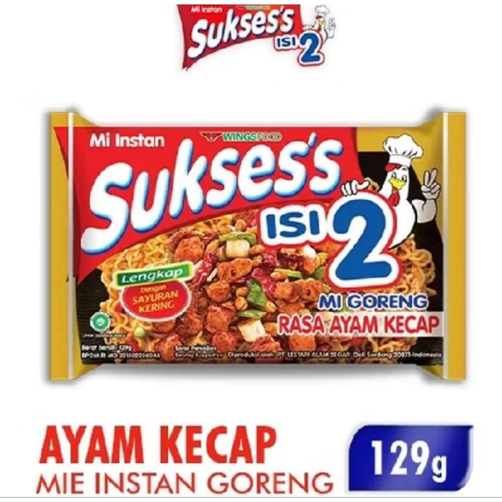 

MIE SUKSESS GORENG 129 GR