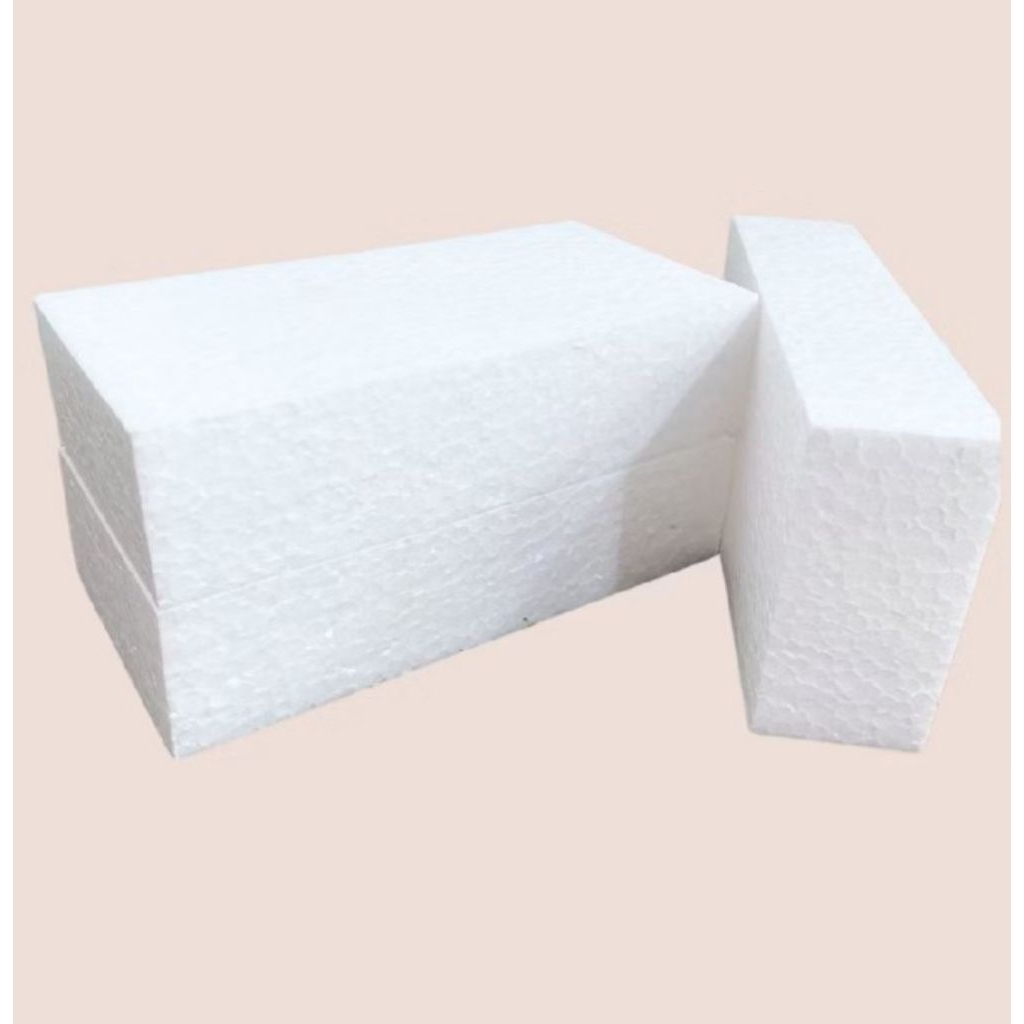 

[1 pcs] foam putih busa bunga termurah 20x10x5cm busa bunga kering stereofoam bunga kering