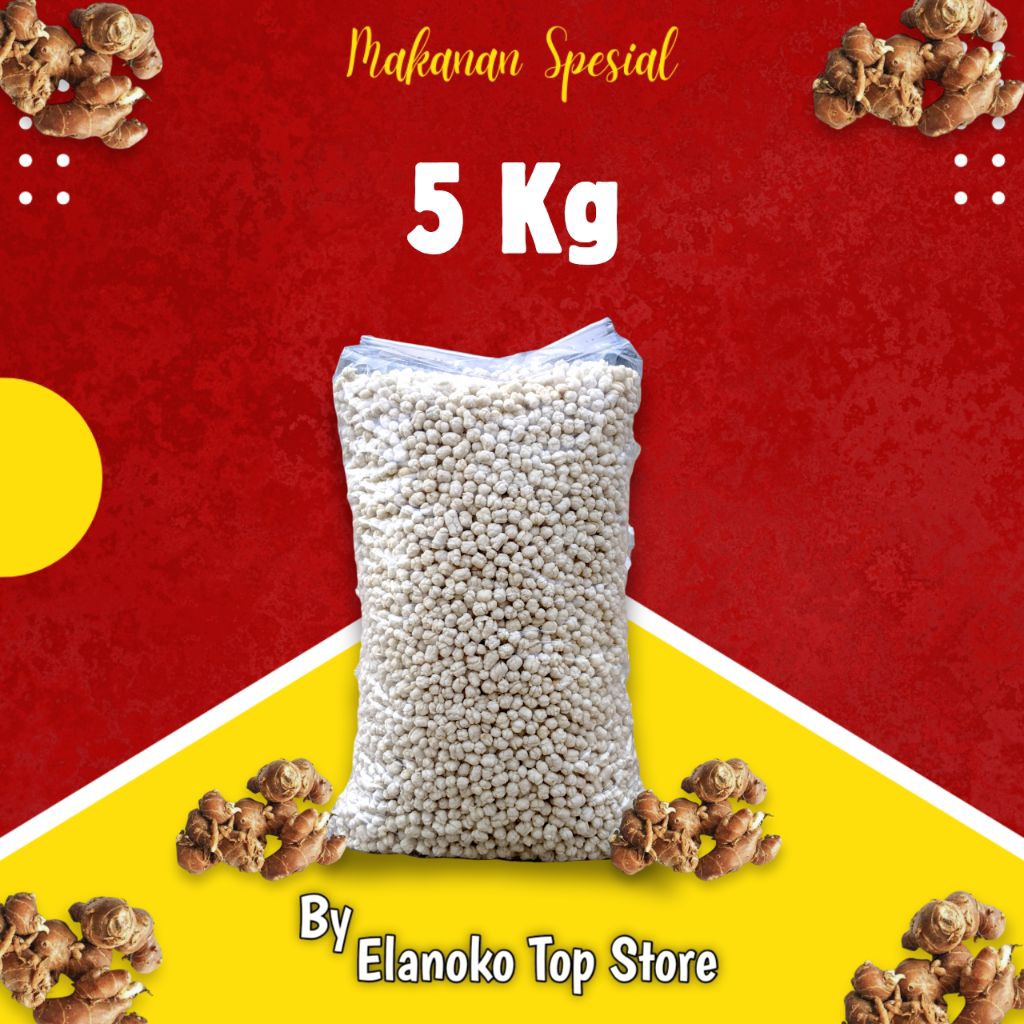 

Pilus kencur / cikur 5Kg, kemasan 1bal, tiktak cikur toping baso seblak kriuk gak keras asli sukabumi harga grosir