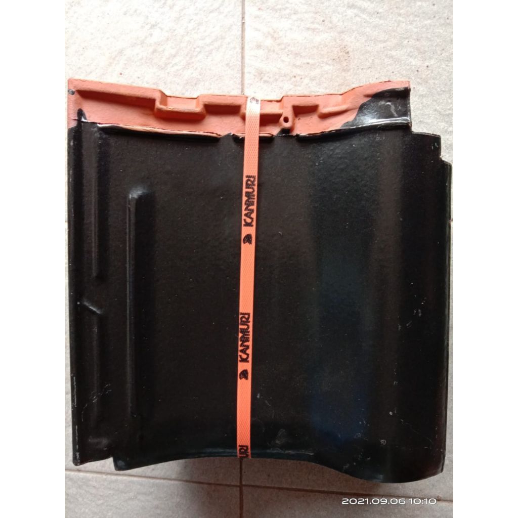 Genteng Keramik Kanmuri milenio diamond black Milenio