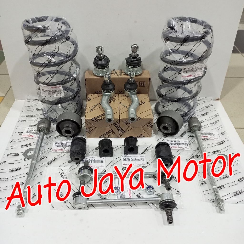 Paketan Kaki Kaki Depan + Per Keong Depan All New Avanza Xenia Veloz 2012 Keatas Tie Rod Rack End Li