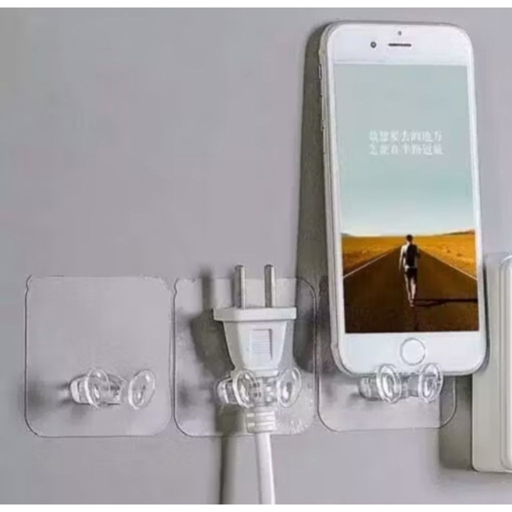 GANTUNGAN KABEL COLOKAN LISTRIK TEMPEL HOOK