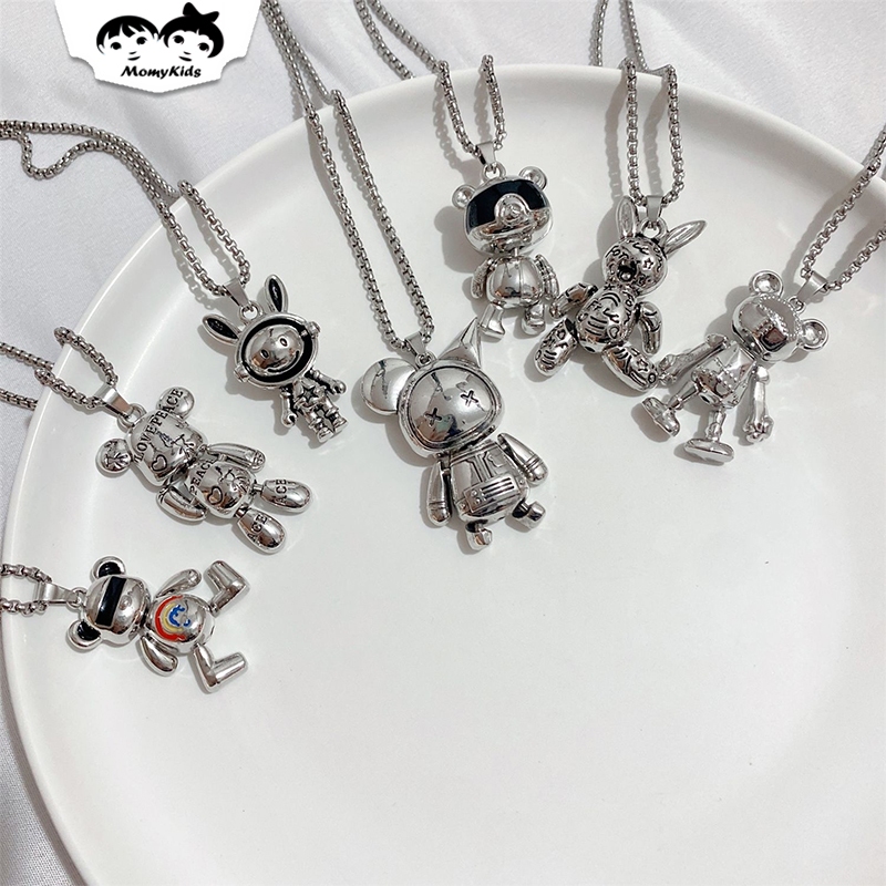 COD Kalung Titanium Aesthetic Korea Style – Anti Karat, Unik & Kekinian untuk Cowok Cewek KLG03