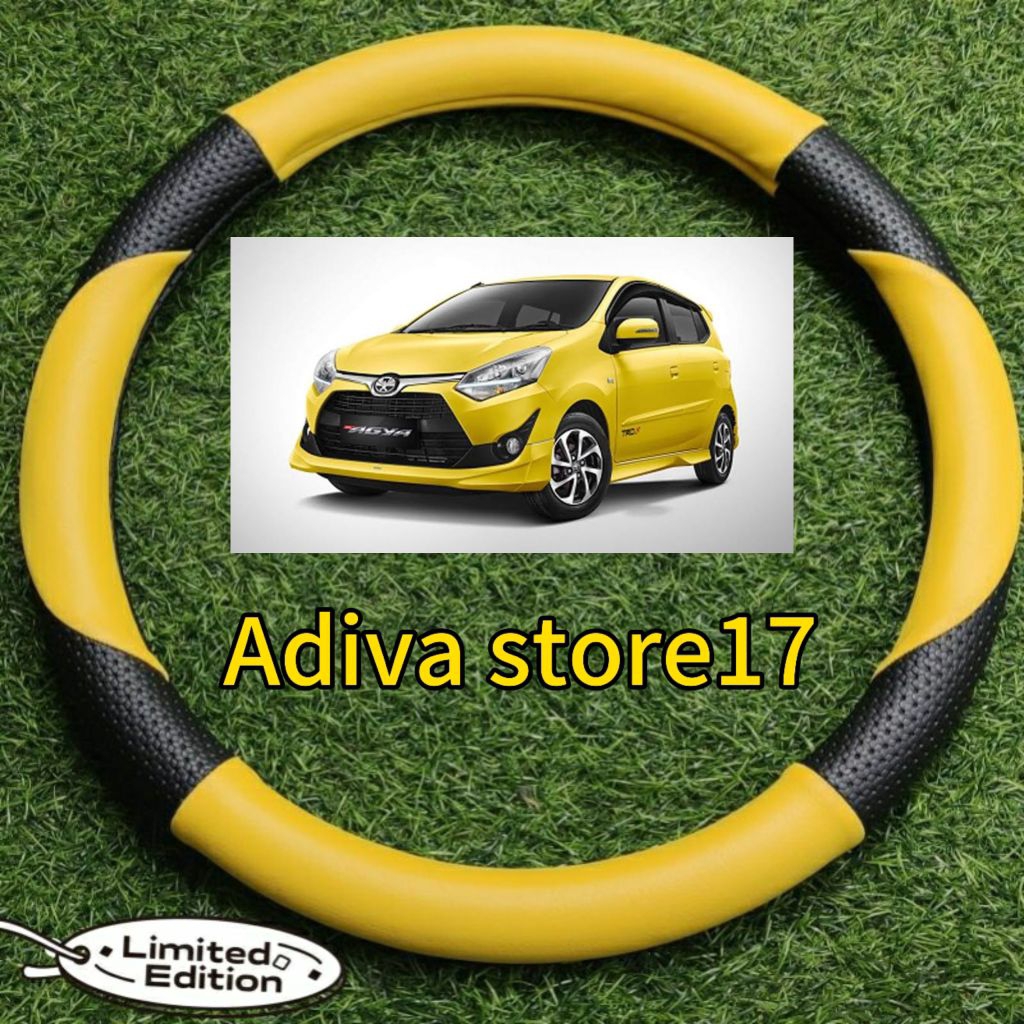 sarung stir mobil AGYA,cover stir mobil agya,pelindung stir motip sabit