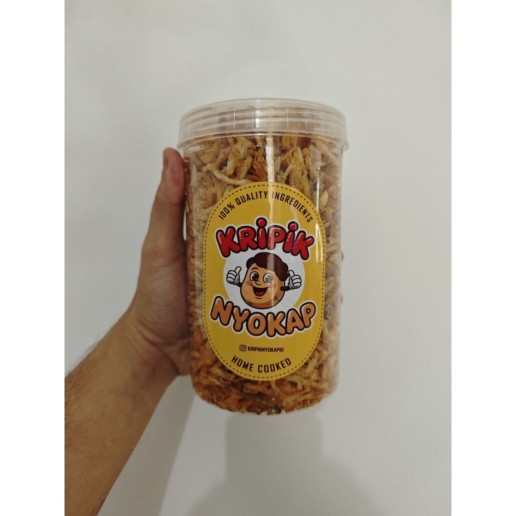 

Kripik Nyokap Kering Kentang Teri Original (Tidak Pedas) 250 gram
