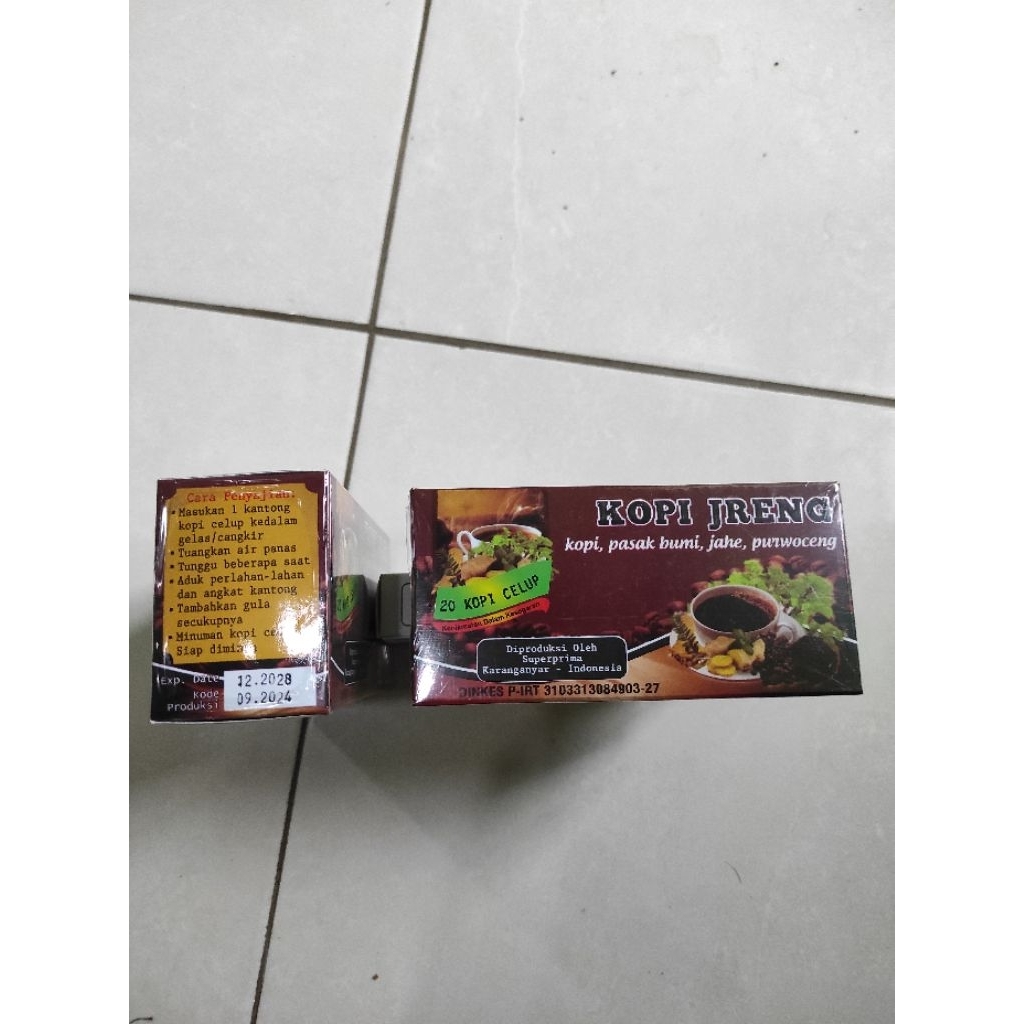 20 pcs kopi jreng stamina pasutri aman kopi herbal