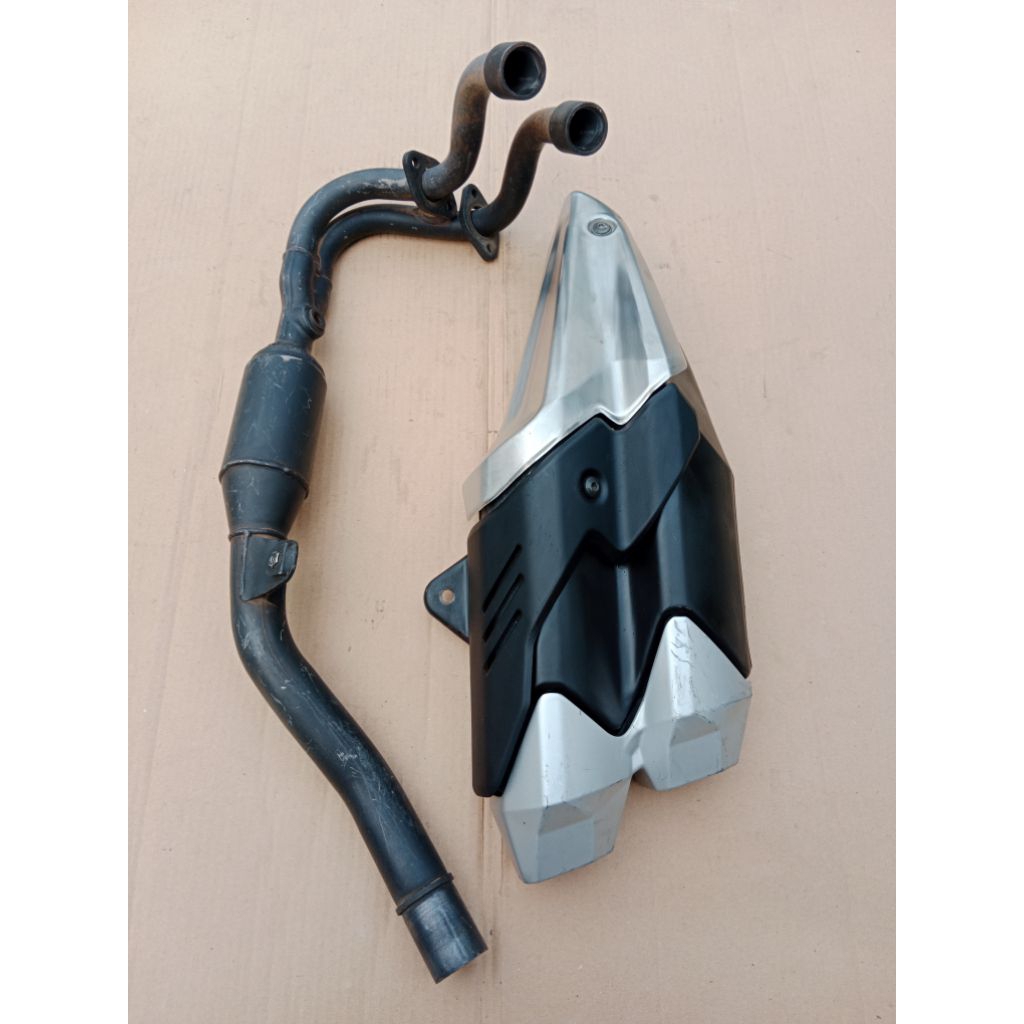 knalpot standar original copotan cbr 250rr full sistem