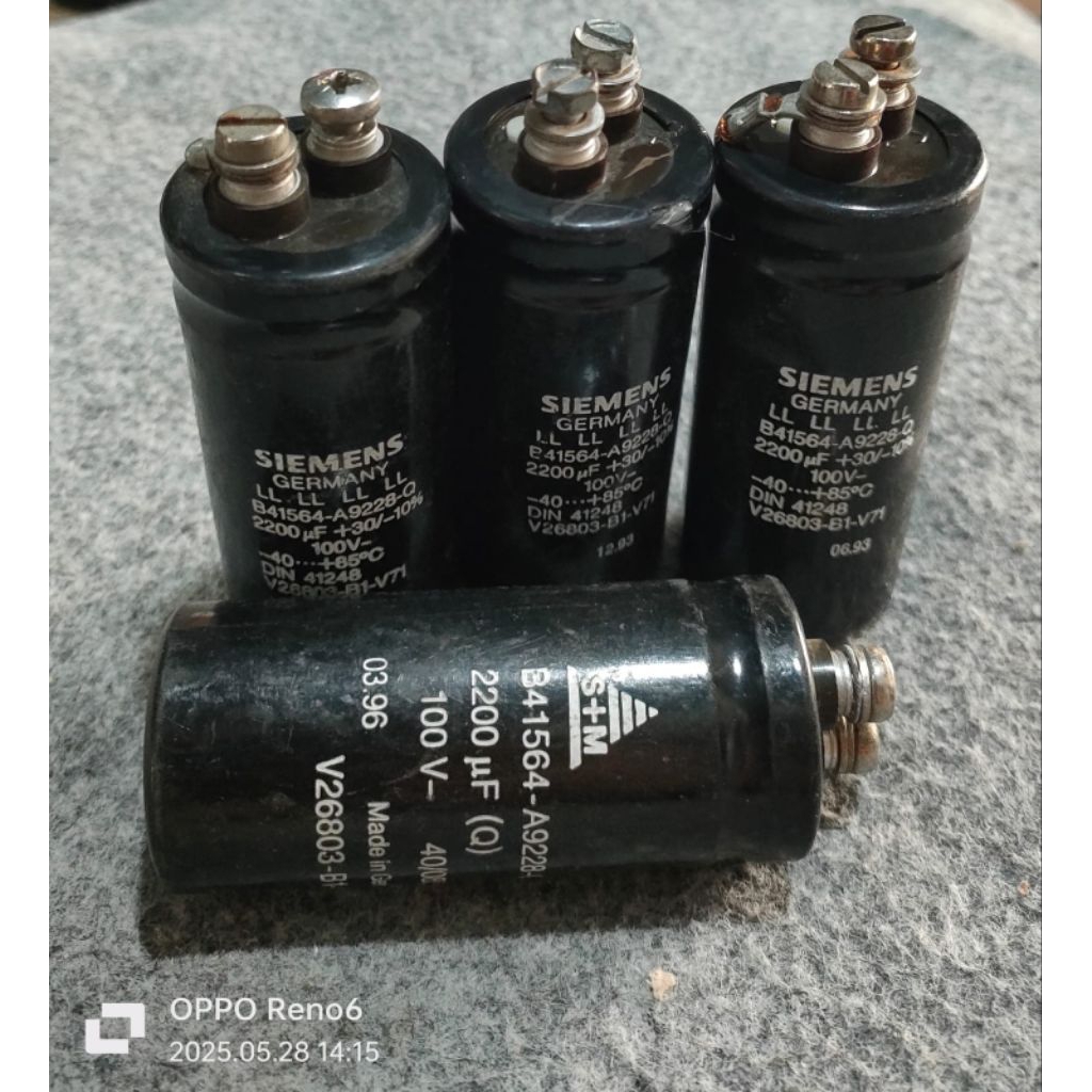 ELCO SIEMENS 100V2200UF ORIGINAL