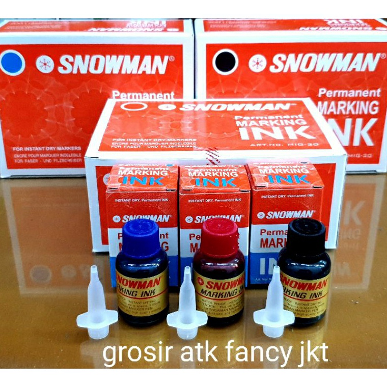 

KODE T43B MIG 2 Tinta Refill Ink Spidol Permanent Marker Snowman MIG2