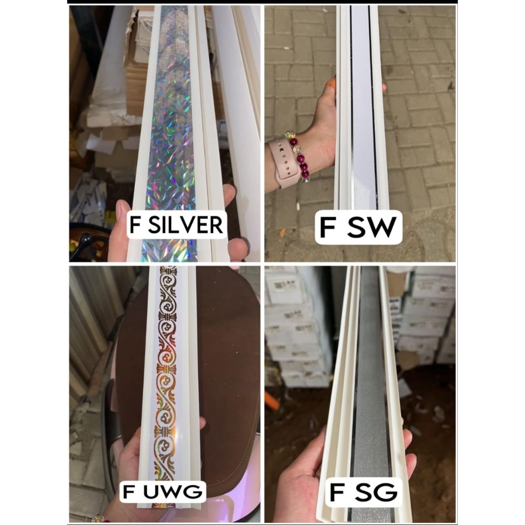 LIS PLAFON LEBAR 6CM panjang 4meter